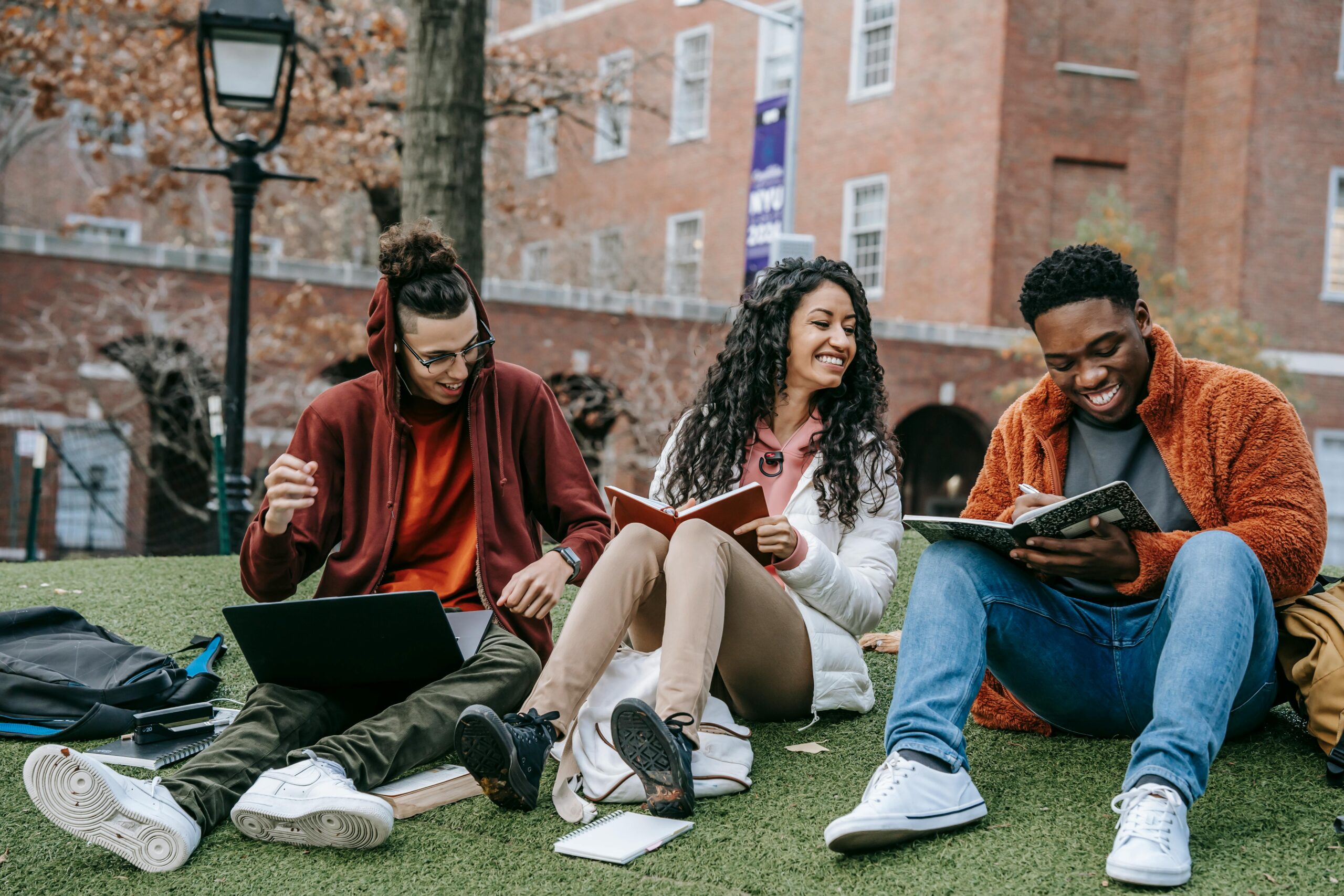 Group of Students in University Ground